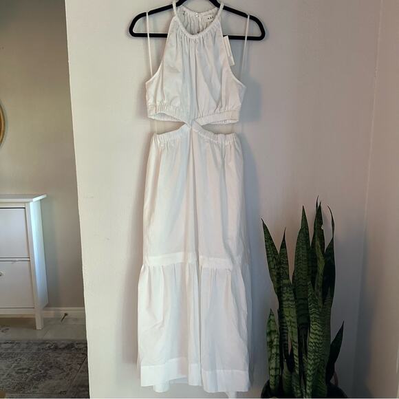 A.L.C. Whitney Midi Dress White - 10 - Picture 2 of 4